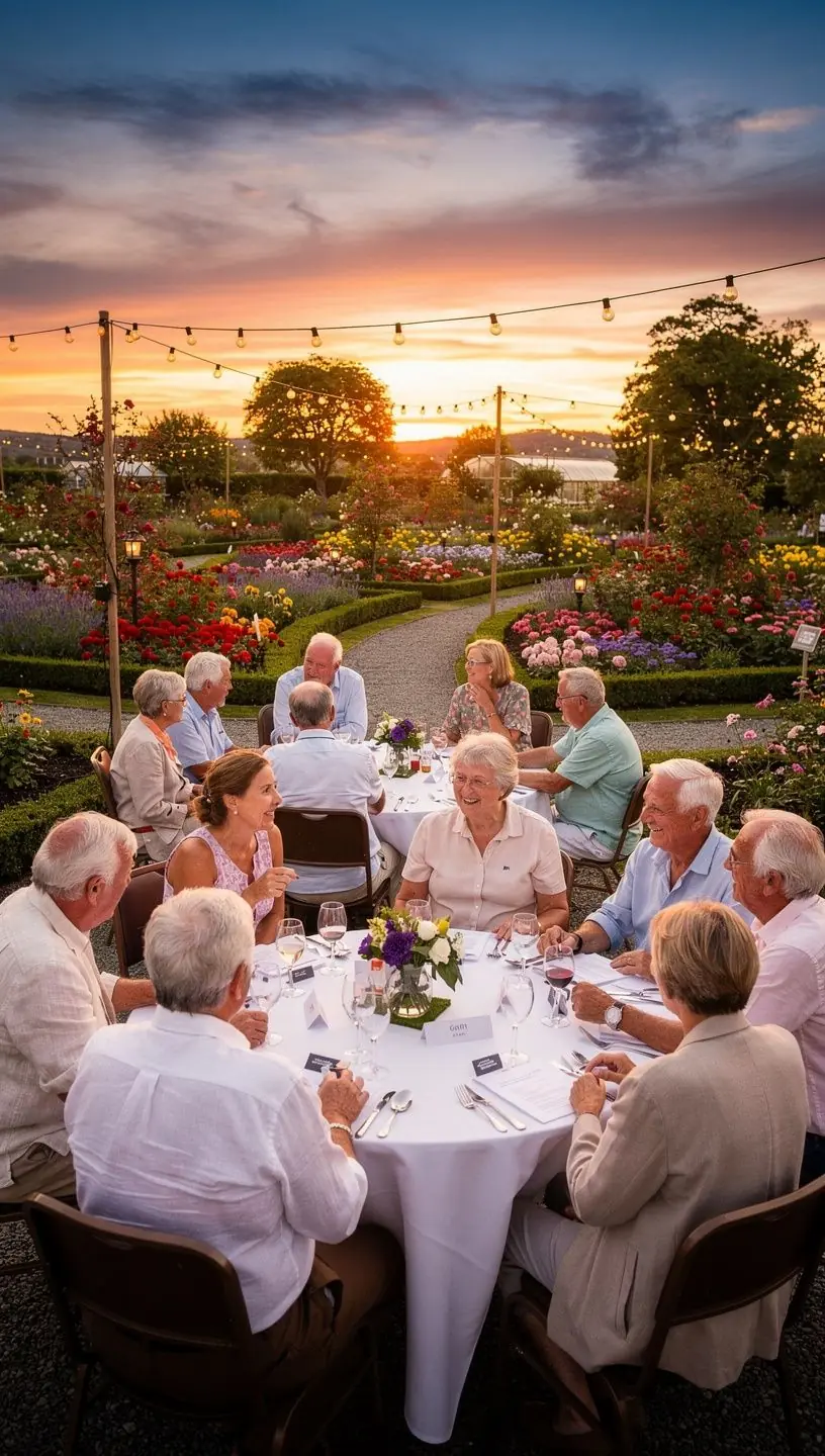 Seniors enjoying cultural dance traditions together.