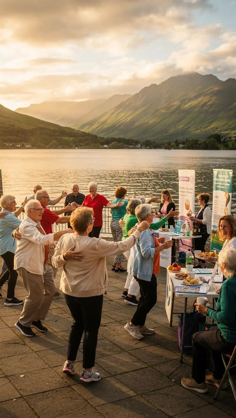 Social engagement through dance combats loneliness in aging.